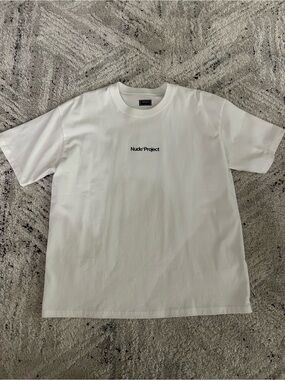 White Logo Crewneck T-Shirt